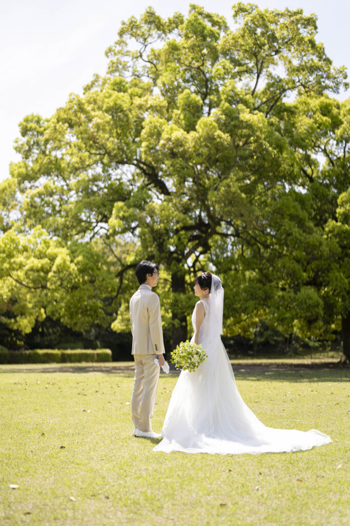 2024年春挙式まで予約受付開始】栗林公園で挙げる結婚式（洋装