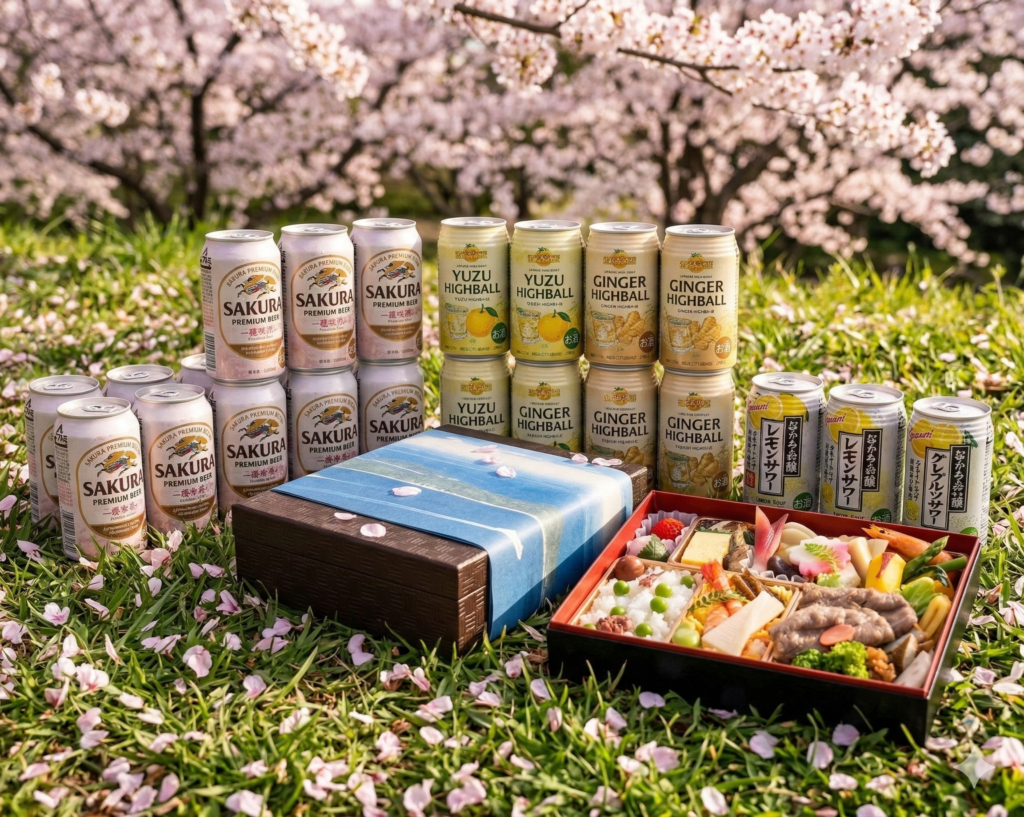 栗林公園　お花見　オードブル　手ぶらセット　場所取り付き